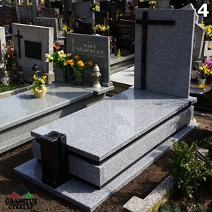 4 nagrobek pojedyńczy nowoczesny